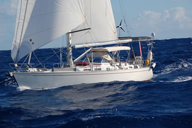 Serafina, a Najad 460 crossing the Atlantic