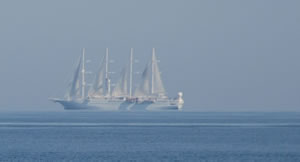 Unknown cruise ship