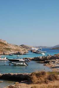An anchorage on Arkoi Island