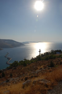 View from headland above Kalimnos town