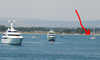 Serafina at anchor