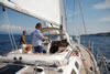 Jo at the helm