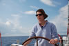 Jo at the helm