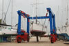 Travel hoist at Cleopatra Marina, Preveza