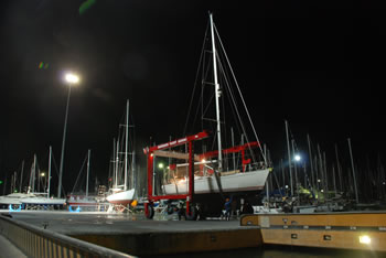 Floodlit working