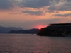 sunset over Poros